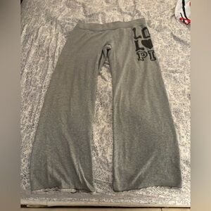 Gray Lounge Pink pants